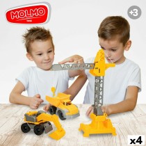 Construction Vehicles Colorbaby 31 x 41 x 9,5 cm (4 Units) 3 Pieces