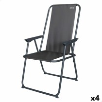 Chaise de camping pliante Aktive 44 x 88 x 44 cm (4 Unités)