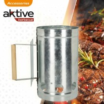 Barbecue Portable Aktive 16 x 27,5 x 16 cm (4 Units)