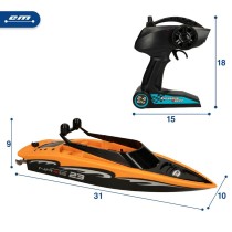 Radio-controlled boat Colorbaby (2 Units)