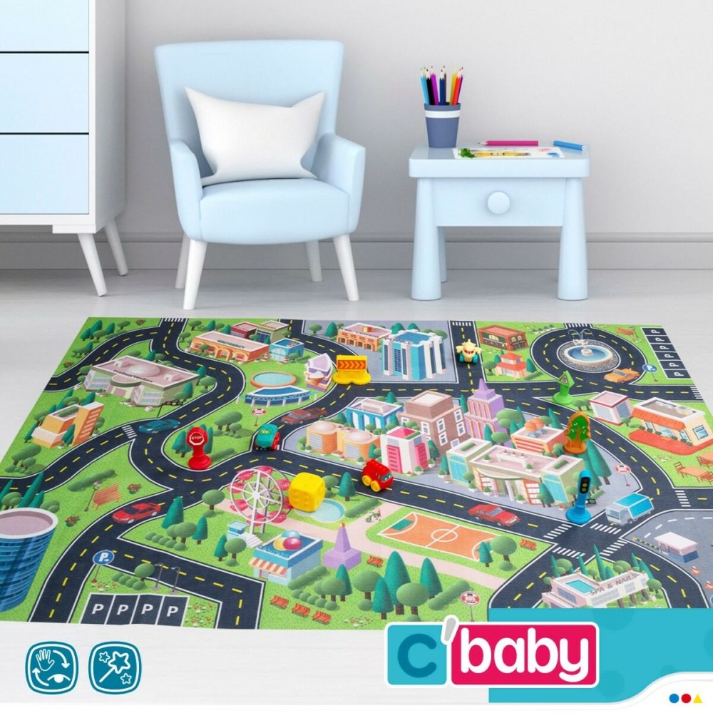 Tapis de jeu Colorbaby Ville Plastique (2 Unités)