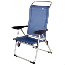 Beach Chair Aktive Navy Blue 47 x 108 x 59 cm (2 Units)