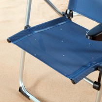 Beach Chair Aktive Navy Blue 47 x 108 x 59 cm (2 Units)