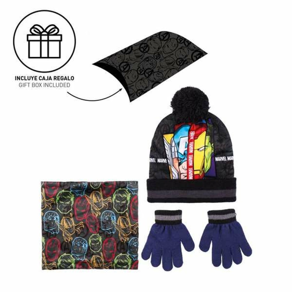 Bonnet, Gants et Echarpe The Avengers Gris