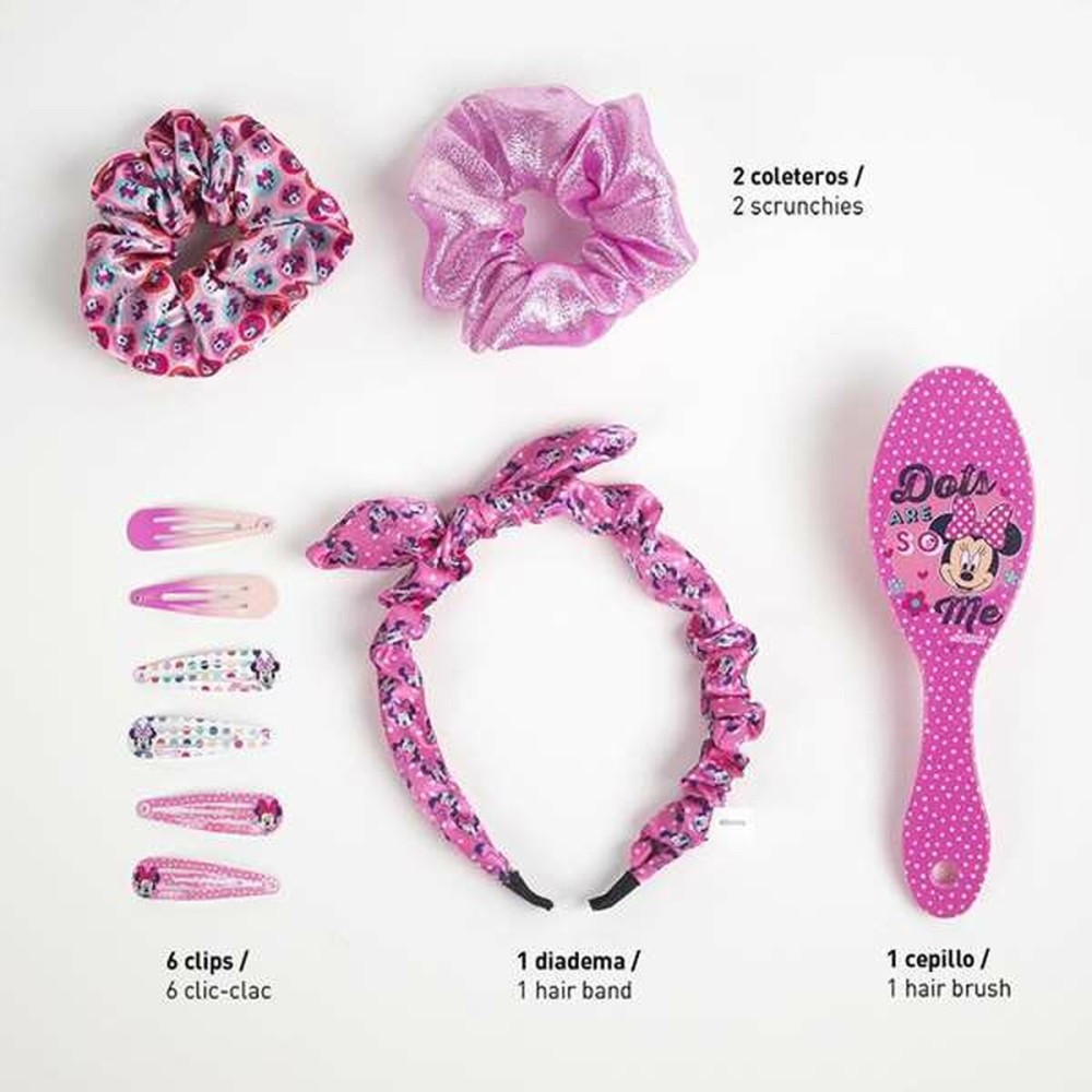 Trousse de Toilette avec Accessoires Minnie Mouse Multicouleur Acrylique Plastique Enfants