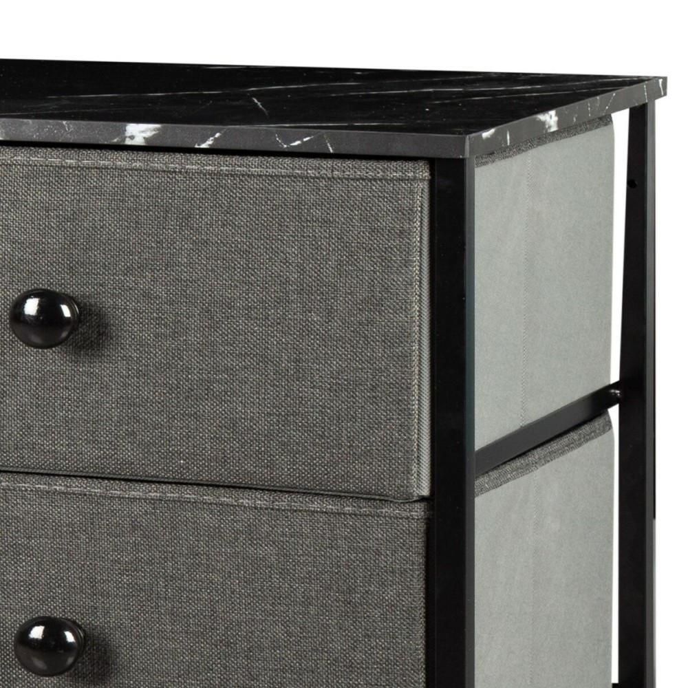 Chest of drawers Max Home Grey Marble 80 x 81 x 30 cm