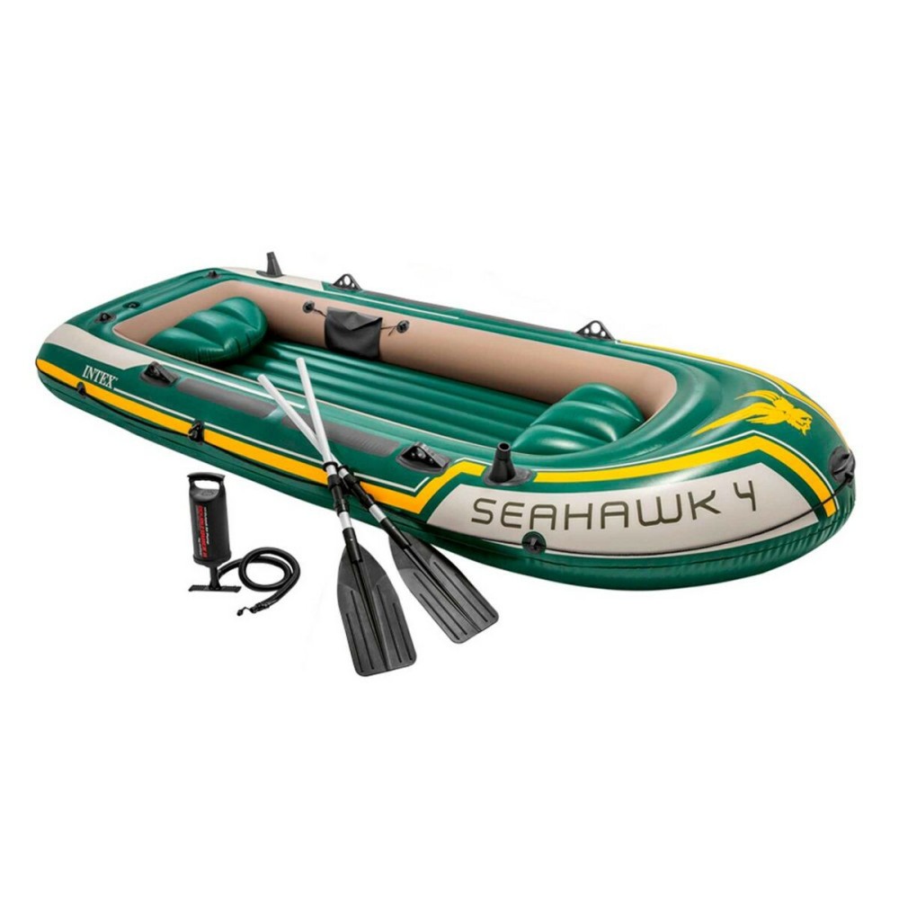 Bateau gonflable Intex Seahawk 4 Vert 351 x 48 x 145 cm