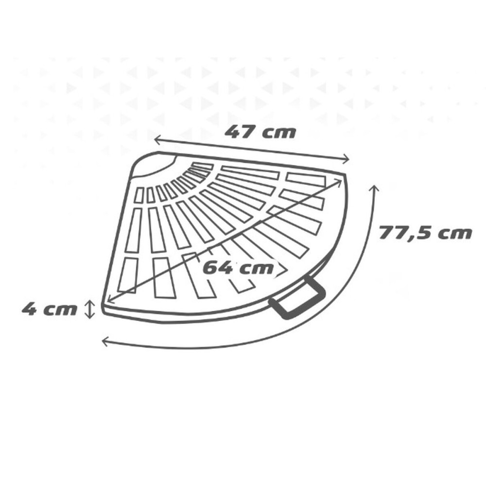 Fuß für Sonnenschirm Aktive Schwarz Aluminium Polyesterharz 47 x 4 x 64 cm 1 Stücke