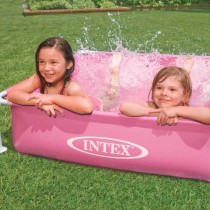 Schwimmbad Abnehmbar Intex 342 L 122 x 30 x 122 cm Rosa (3 Stück)