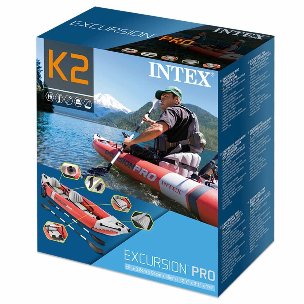 Aufblasbares Kanu Intex Excursion Pro Aufblasbar 94 x 46 x 384 cm