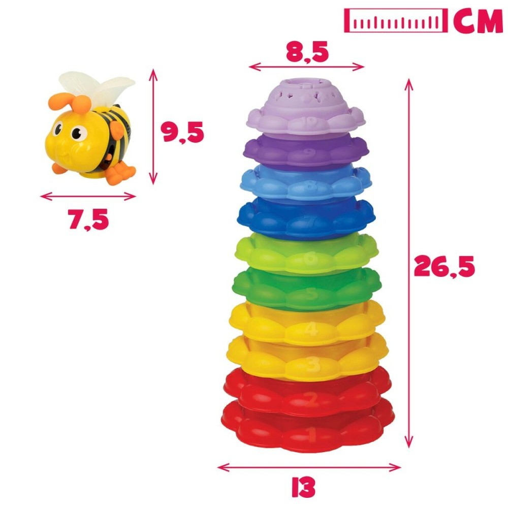 Stacking Blocks Winfun Bee 13 x 35,5 x 13 cm 2 Units