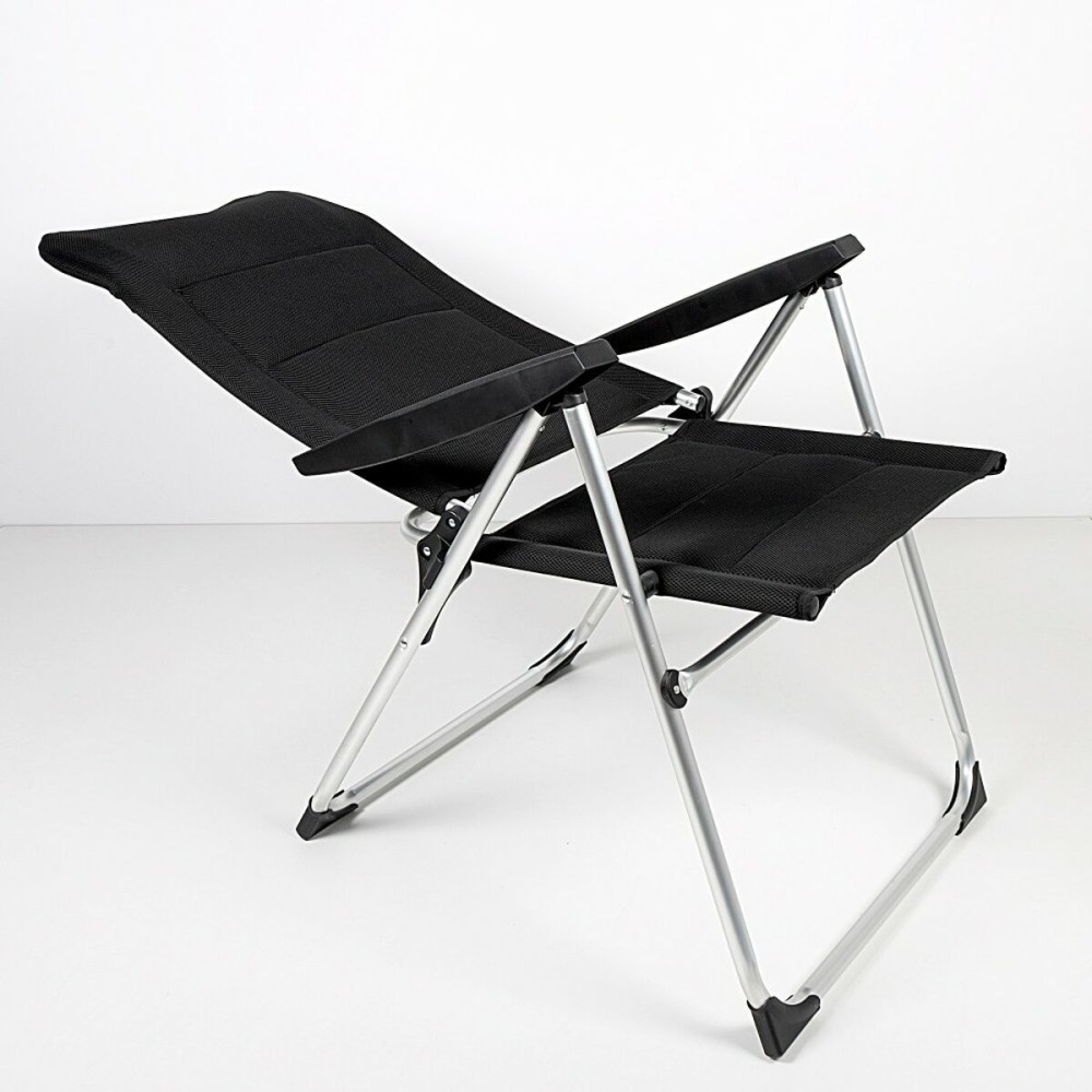 Beach Chair Aktive Deluxe Foldable Black 49 x 123 x 67 cm (2 Units)