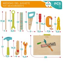 Jeu d'outils pour les enfants Woomax 11 Pièces 2 Unités