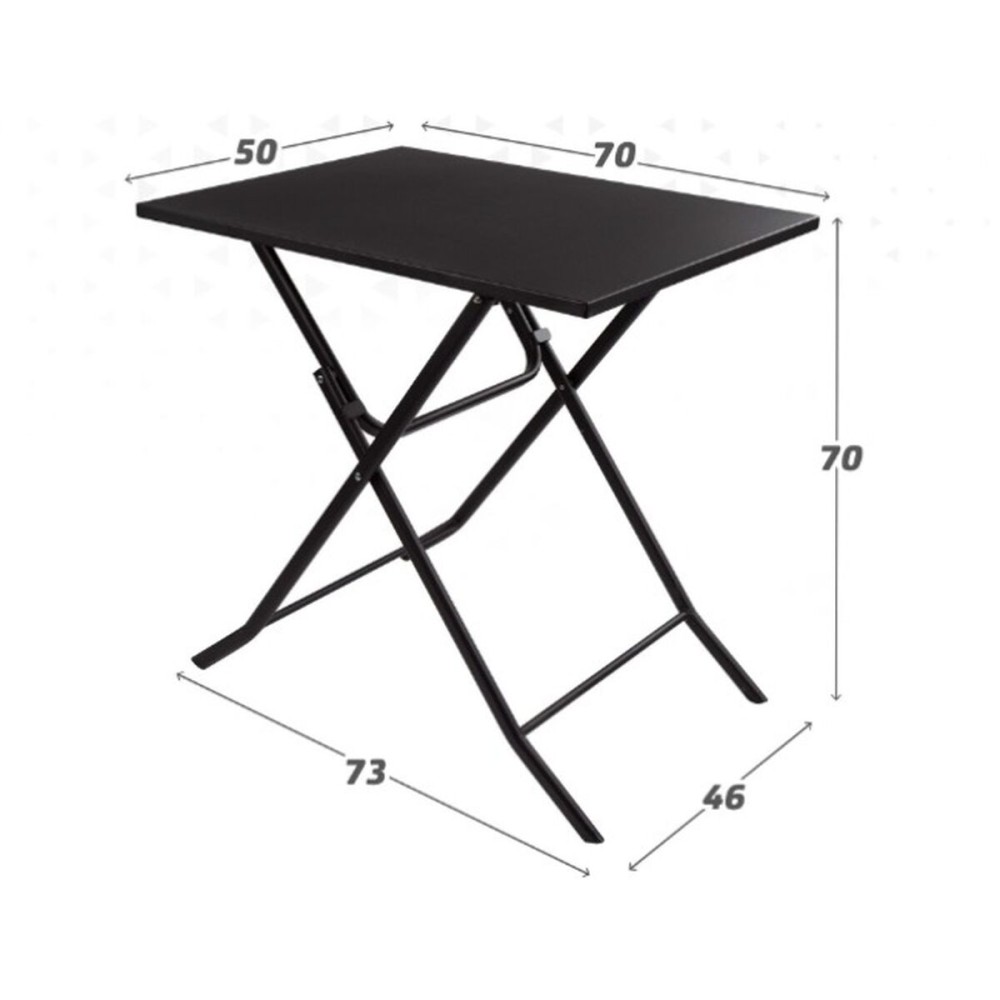 Table Piable Aktive 70 x 70 x 50 cm Acier