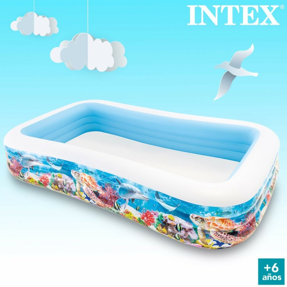 Aufblasbares Planschbecken für Kinder Intex Tropical 1020 L 305 x 56 x 183 cm (2 Stück)