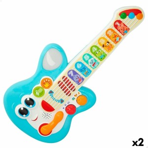 Kindergitarre Winfun Blau 17 x 38 x 5 cm (2 Stück)