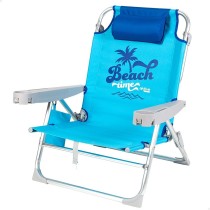 Strandstuhl Aktive Biegsam Blau 53 x 80 x 58 cm (2 Stück)