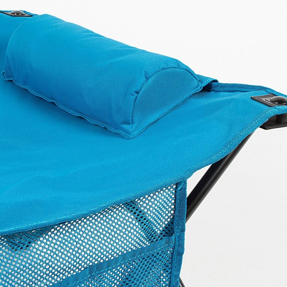 Folding bed Aktive Blue Camping 178 x 62 x 38 cm 178 x 38 x 62 cm (2 Units)