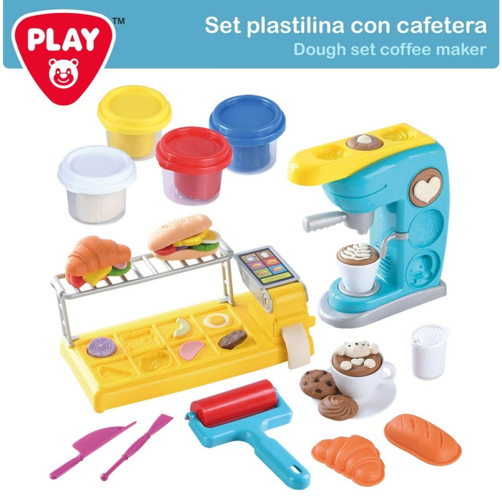 Jeu Créatif de Pâte à modeler PlayGo (2 Unités) Cafétière