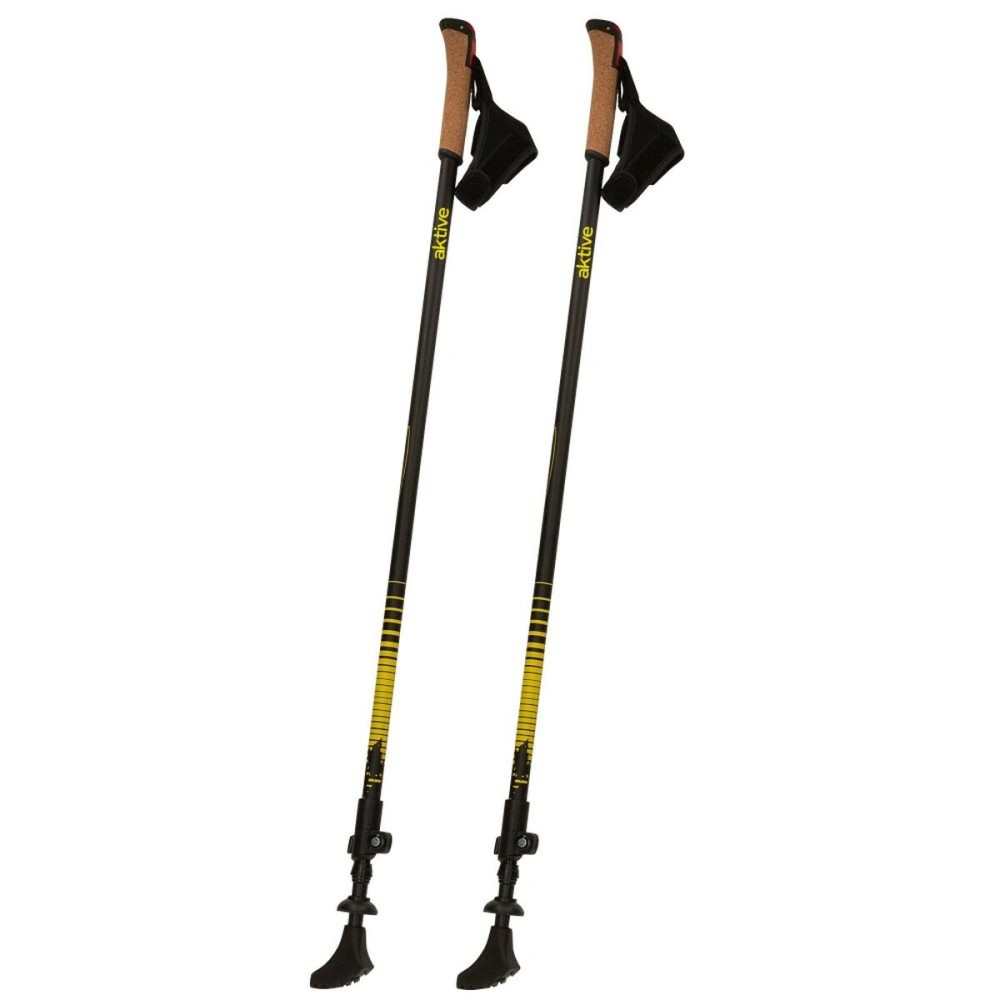 Bâton Trekking Aktive 4,5 x 135 x 3 cm (2 Unités)