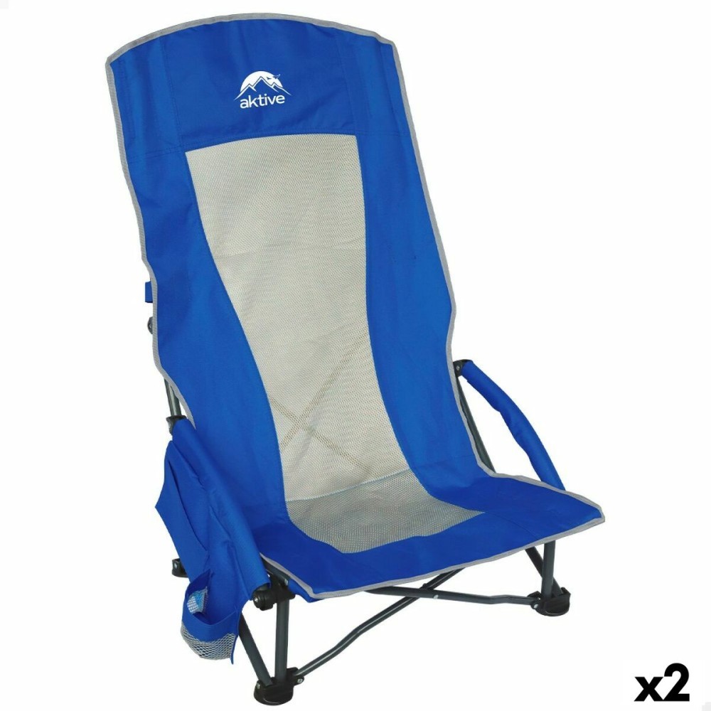 Chaise de camping pliante Aktive (2 Unités)