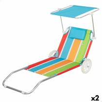 Chaise de plage Aktive (2 Unités)