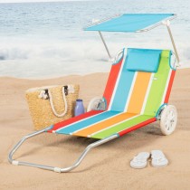 Chaise de plage Aktive (2 Unités)