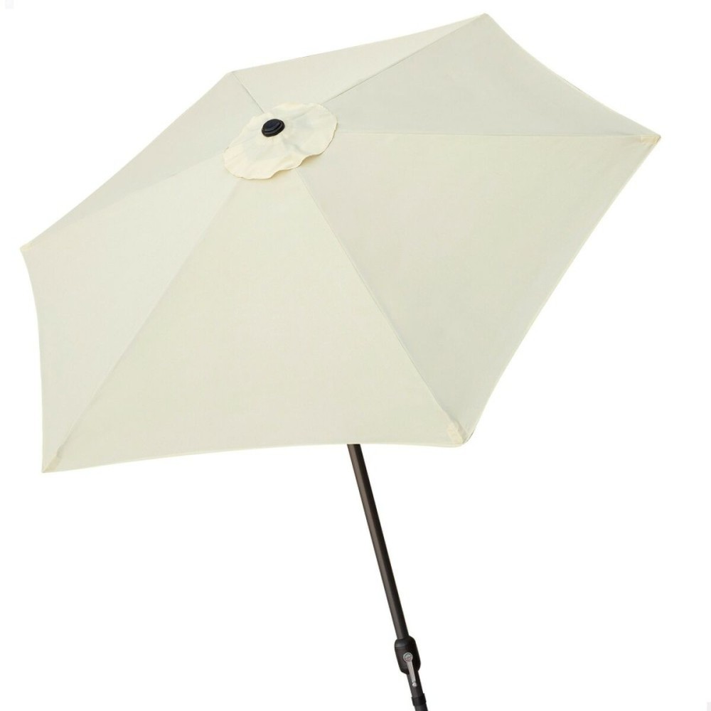 Parasol Aktive 270 x 235,5 x 270 cm Ø 270 cm Acier Aluminium Crème