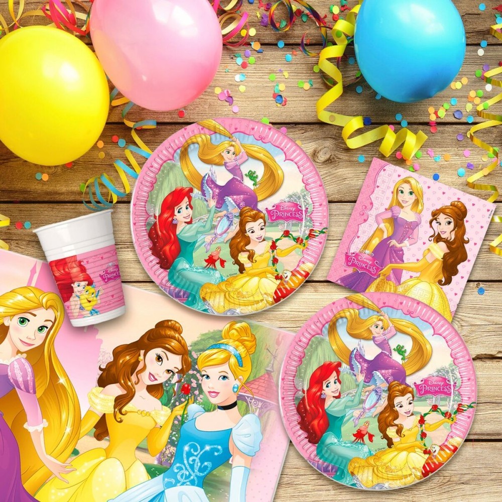 Set d'articles de fête Disney Princess 37 Pièces