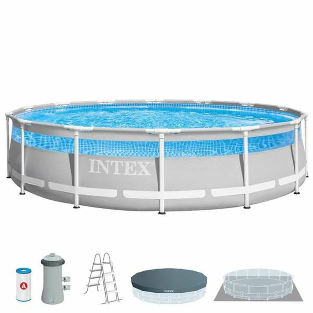 Schwimmbad Abnehmbar Intex 427 x 107 x 427 cm