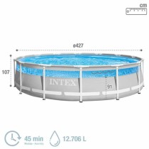 Schwimmbad Abnehmbar Intex 427 x 107 x 427 cm