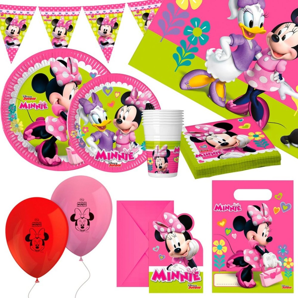 Set Partyartikel Minnie Mouse 66 Stücke