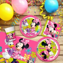 Party supply set Minnie Mouse 66 Pieces