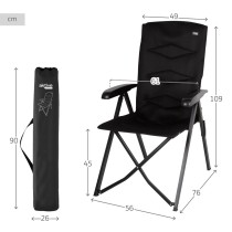 Folding Chair Aktive 49 x 109 x 76 cm