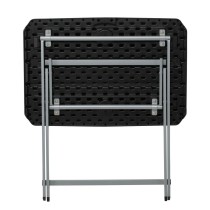 Side table Lifetime Black 75 x 66 x 50,5 cm Steel Plastic