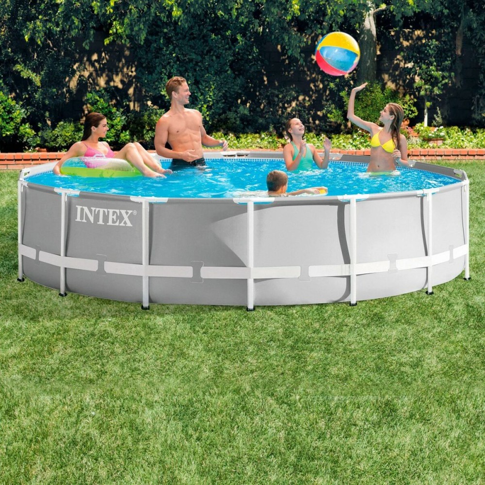 Schwimmbad Abnehmbar Intex 457 x 107 x 457 cm