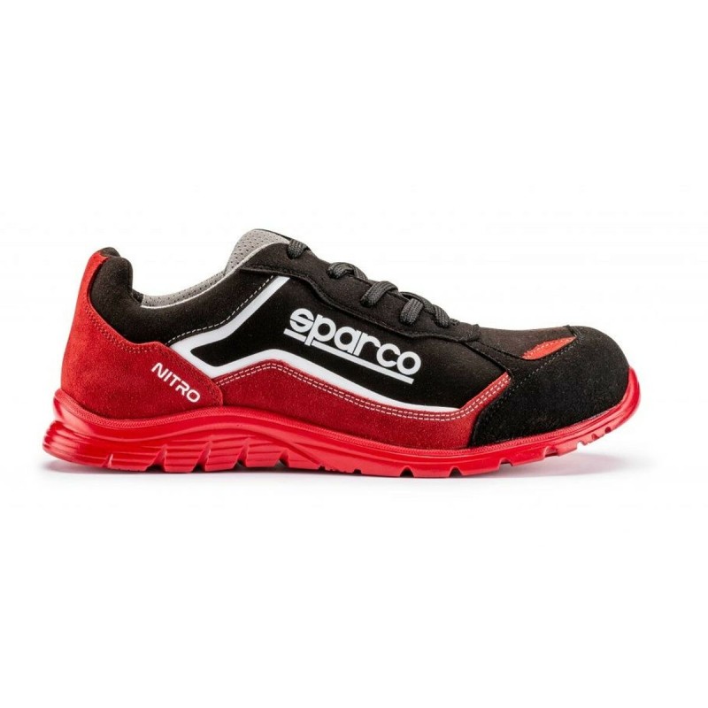 Sicherheits-Schuhe Sparco Nitro Marcus (44) Schwarz Rot