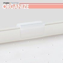 Organiseur pour placard de cuisine Max Home Blanc 2 Etagères 2 Unités 37,5 x 25,5 x 19 cm