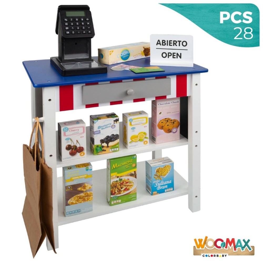 Toy Supermarket Woomax 28 Pieces 48 x 70 x 30 cm