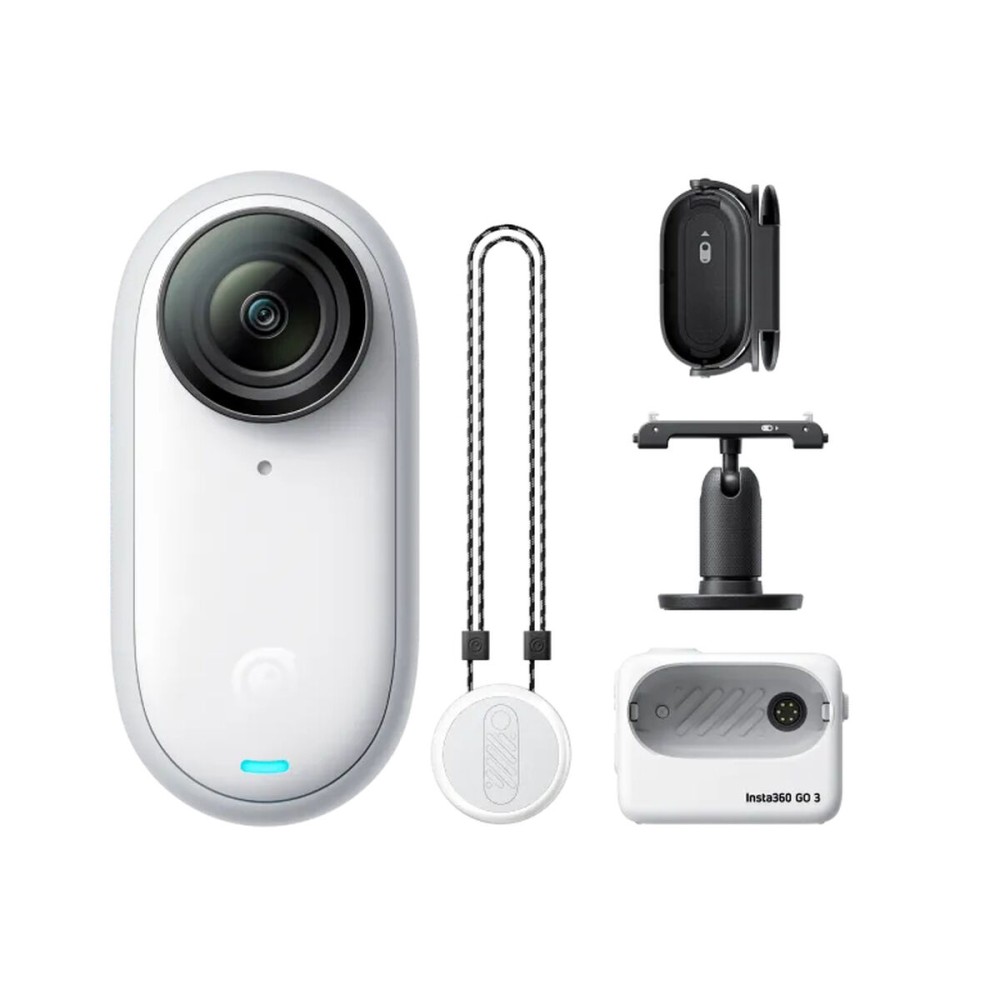 Caméra Sportive avec Accessoires Insta360 GO 3 Blanc