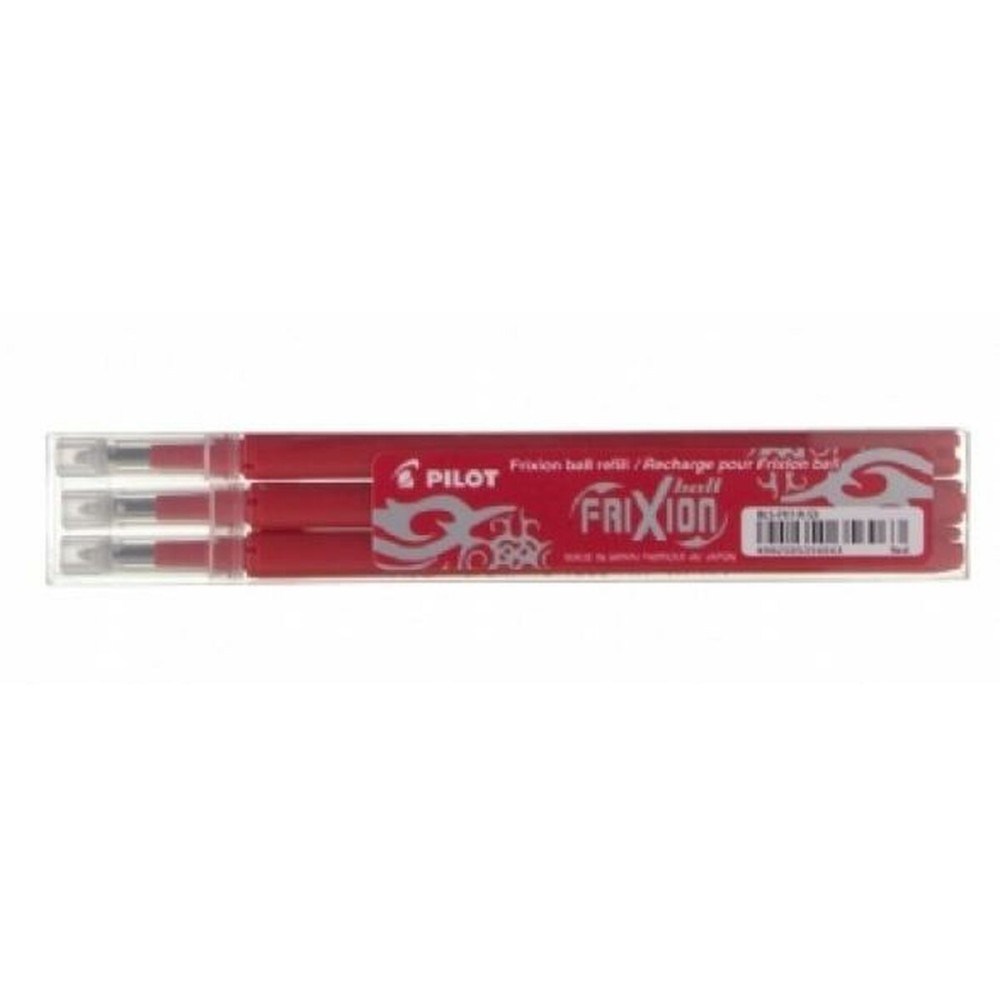 Set of spares Pilot Frixion 0,7 Pen 3 Pieces Red (12 Units)