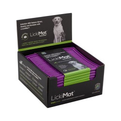 Mangeoire pour chiens Lickimat Violet TPR