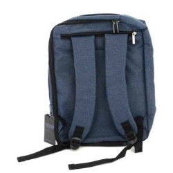 Laptoptasche iggual IGG317051 Wasserfest Anti-Diebstahl Blau