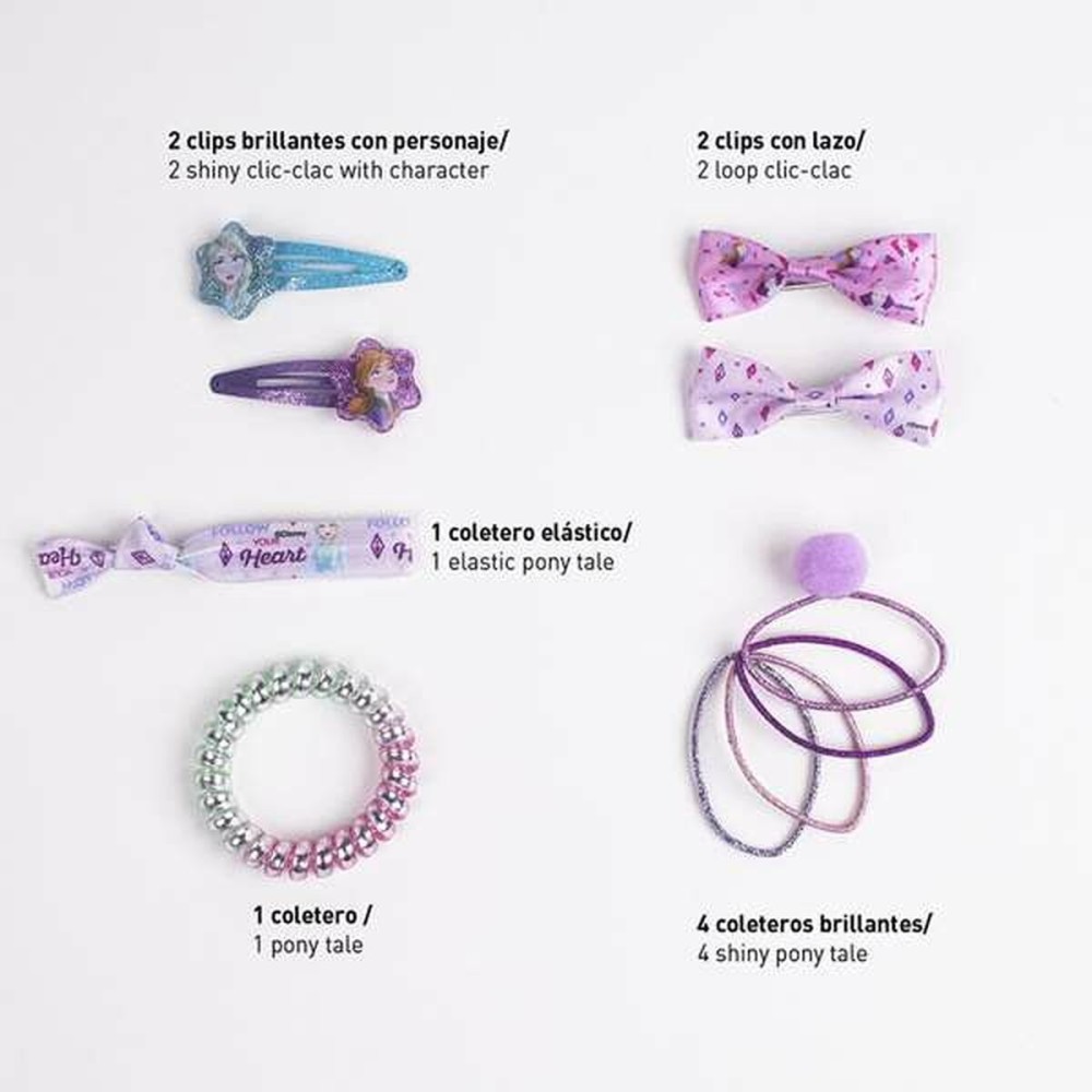 Hair accessories Frozen Lilac (8 Pieces)