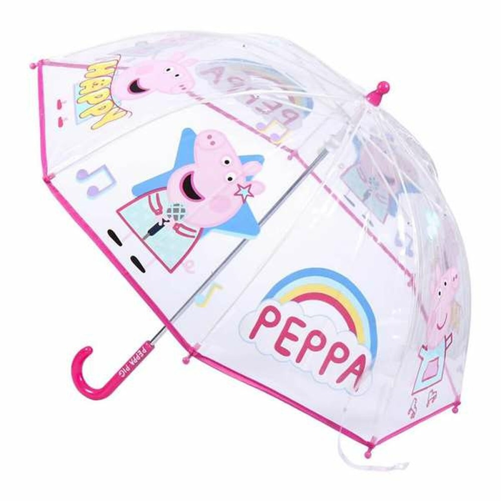 Parapluie Peppa Pig Rose 100 % POE