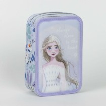 Triple Pencil Case Frozen Lilac 12,5 x 6,5 x 19,5 cm