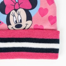 Hat & Gloves Minnie Mouse Pink (One size)