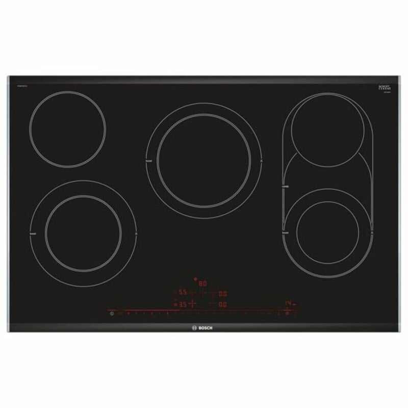 Glass-Ceramic Hob BOSCH PKM875DP1D 80 cm (5 Cooking Areas)