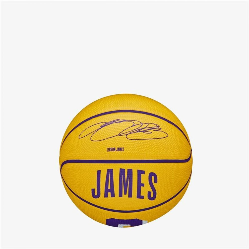 Basketball Wilson NBA Player Icon Mini Lebron Gelb Einheitsgröße