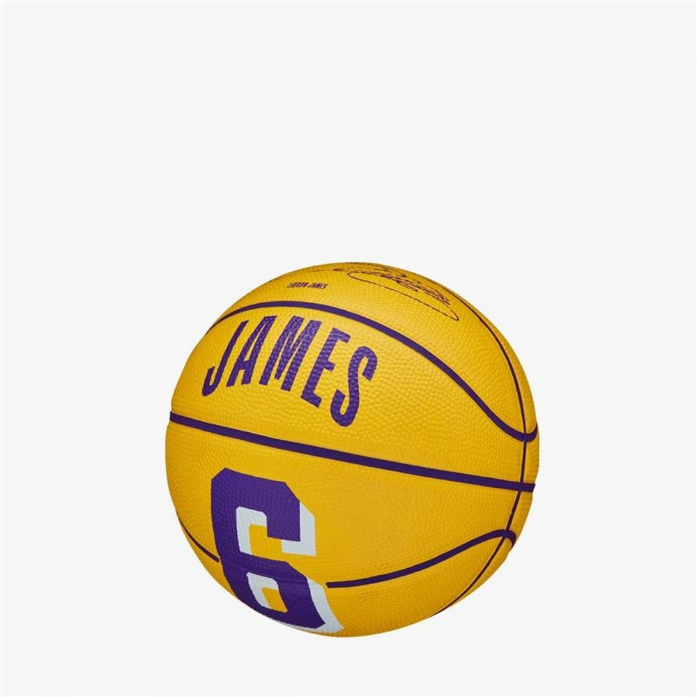 Basketball Ball Wilson NBA Player Icon Mini Lebron Yellow One size